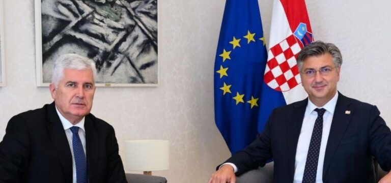 Predsjednik HNS BiH i HDZ-a BiH dr. Dragan Čović čestitao izbornu pobjedu predsjedniku Hrvatske demokratske zajednice Plenkoviću