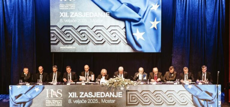U Mostaru održano XII. zasjedanje Hrvatskog narodnog sabora Bosne i Hercegovine