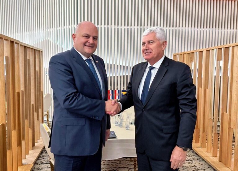 Predsjednik Čović i ministar Šušnjar o EU putu BiH i razvoju strateških projekata za energetsku sigurnost RH i BiH